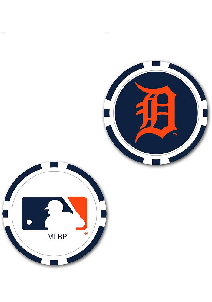 Detroit Tigers 2-Sided Poker Chip Golf Ball Marker