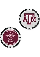 Texas A&M Aggies 2-Sided Poker Chip Golf Ball Marker
