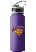 Northern Iowa Panthers 25oz Flip Top Stainless Steel Bottle - Purple