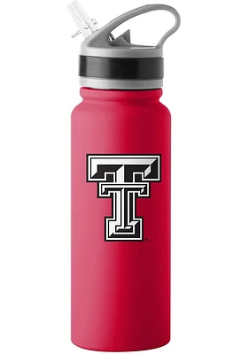Texas Tech Red Raiders 25oz Flip Top Stainless Steel Bottle - Black
