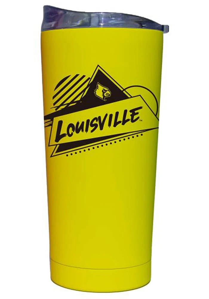Logo Brands Louisville Cardinals 20oz Cru Soft Touch Stainless Steel Tumbler - Red