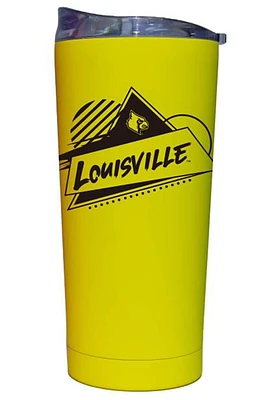 Logo Brands Louisville Cardinals 20oz Cru Soft Touch Stainless Steel Tumbler - Red