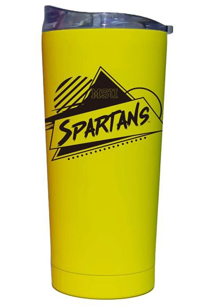 Logo Brands Michigan State Spartans 20oz Cru Soft Touch Stainless Steel Tumbler - Green
