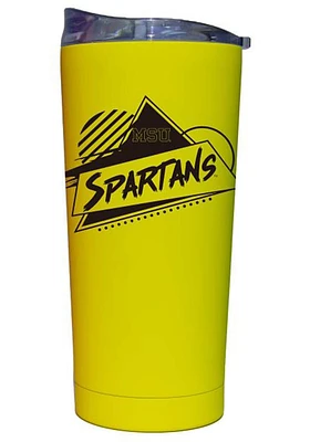 Logo Brands Michigan State Spartans 20oz Cru Soft Touch Stainless Steel Tumbler - Green