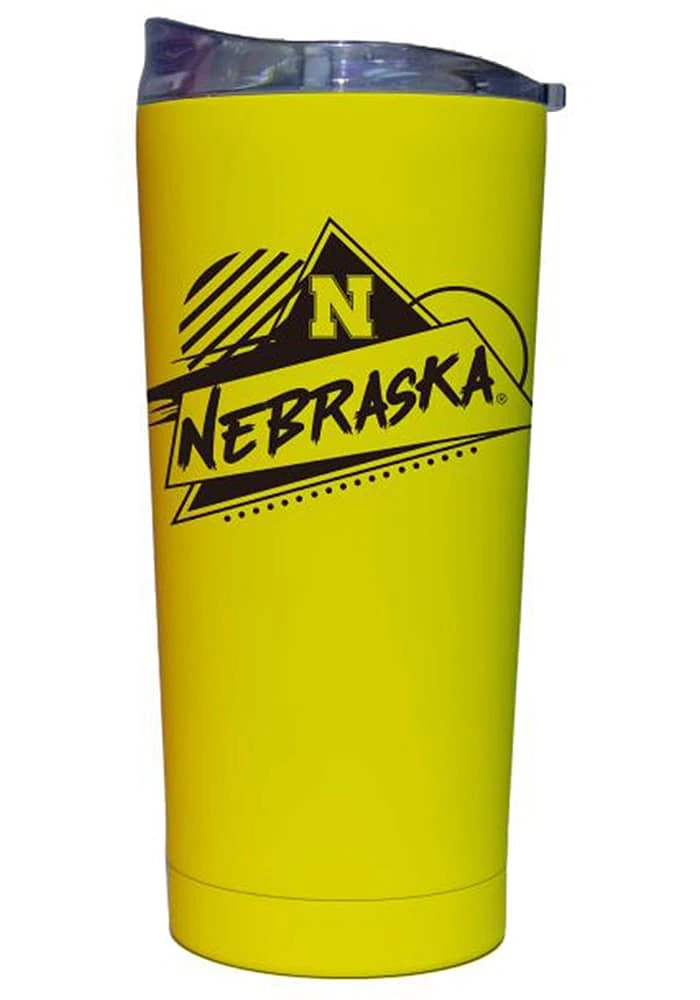 Logo Brands Nebraska Cornhuskers 20oz Cru Soft Touch Stainless Steel Tumbler - Red