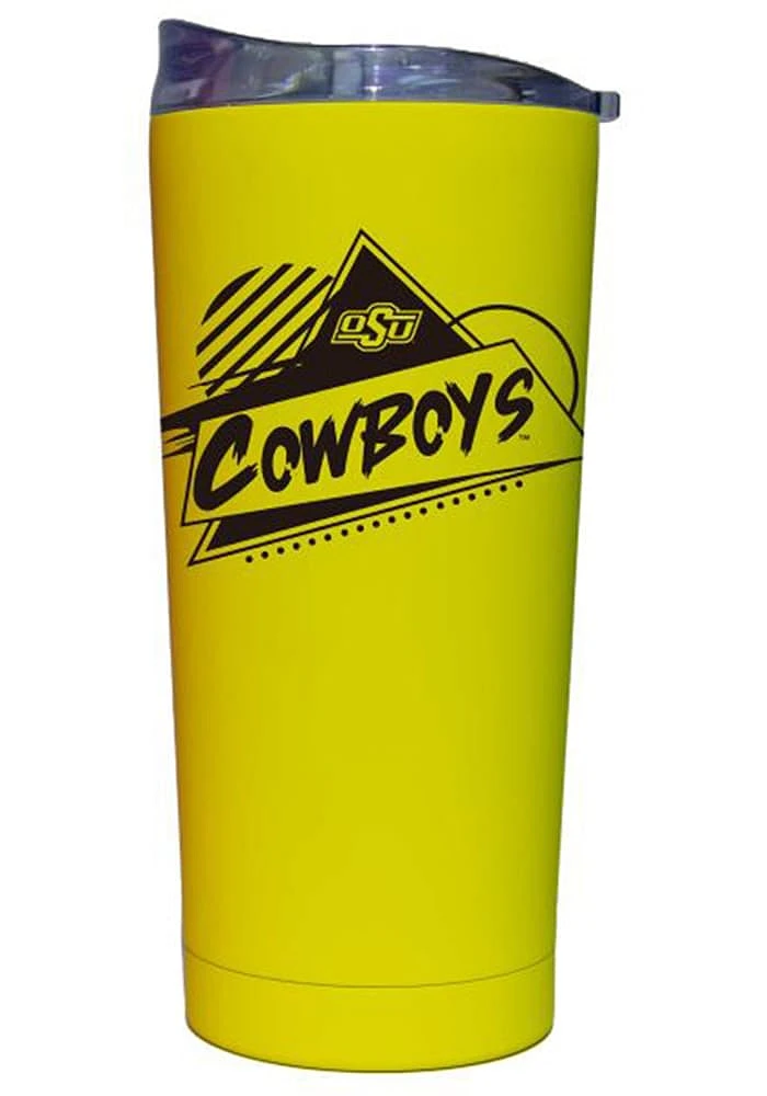 Logo Brands Oklahoma State Cowboys 20oz Cru Soft Touch Stainless Steel Tumbler - Orange