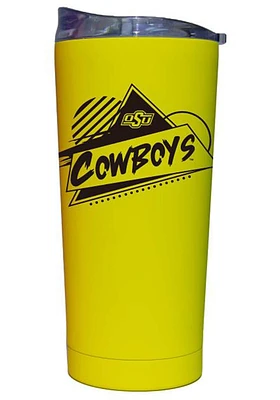 Logo Brands Oklahoma State Cowboys 20oz Cru Soft Touch Stainless Steel Tumbler - Orange