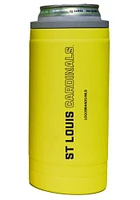 Logo Brands St Louis Cardinals 12oz Cru Stacked Soft Touch Slim Stainless Steel Coolie