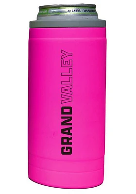 Logo Brands Grand Valley State Lakers 12oz Electric Stacked Slim Stainless Steel Coolie