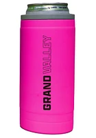 Logo Brands Grand Valley State Lakers 12oz Electric Stacked Slim Stainless Steel Coolie
