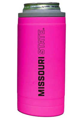 Logo Brands Missouri State Bears 12oz Electric Stacked Slim Stainless Steel Coolie