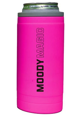 Logo Brands SMU Mustangs 12oz Electric Stacked Slim Stainless Steel Coolie
