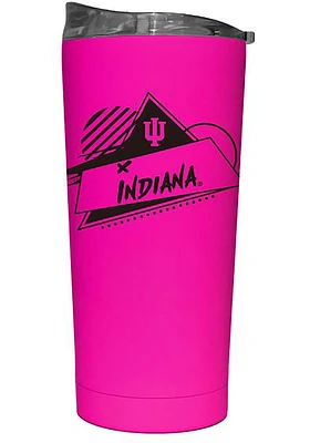 Logo Brands Indiana Hoosiers 20oz Electric Rad Stainless Steel Tumbler - White