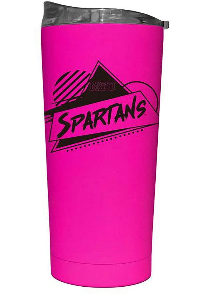 Logo Brands Michigan State Spartans 20oz Electric Rad Stainless Steel Tumbler - Green