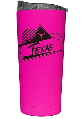 Logo Brands Texas Longhorns 20oz Electric Rad Stainless Steel Tumbler - Burnt Orange