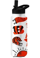 Cincinnati Bengals 34oz Native Quencher Stainless Steel Bottle