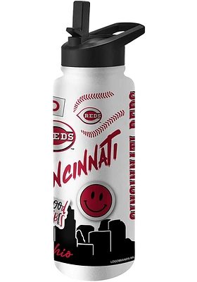 Cincinnati Reds 34oz Native Quencher Stainless Steel Bottle