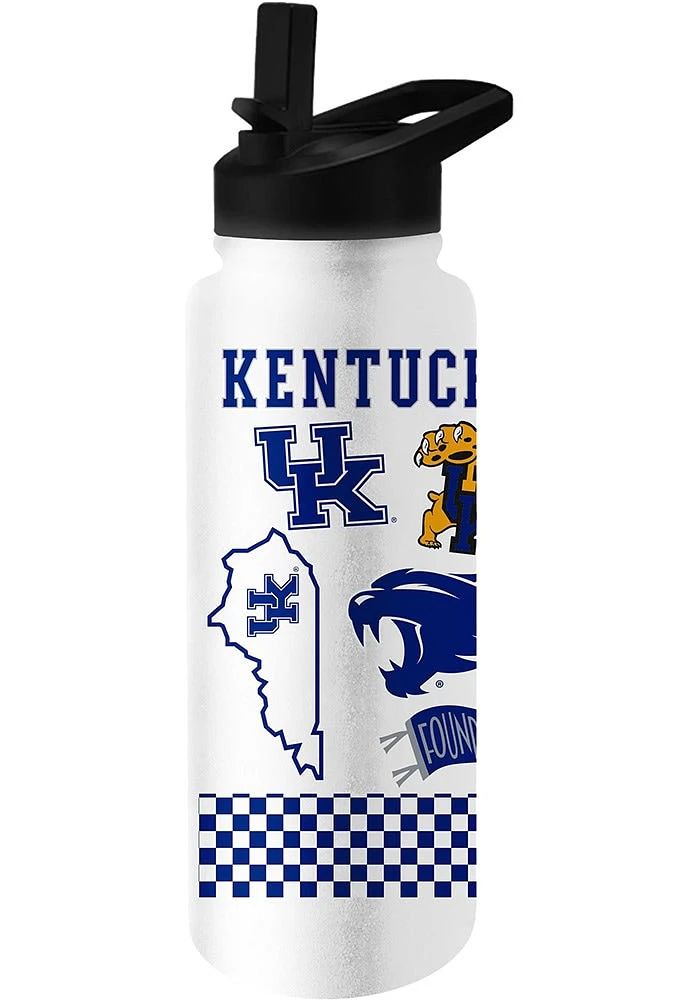 Kentucky Wildcats 34oz Native Quencher Stainless Steel Bottle