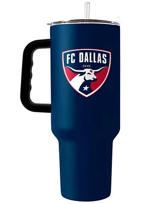 Logo Brands FC Dallas 40oz Flipside Stainless Steel Tumbler - Red