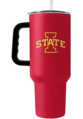 Logo Brands Iowa State Cyclones 40oz Flipside Stainless Steel Tumbler - Red