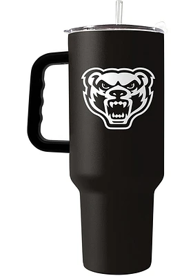 Logo Brands Oakland University Golden Grizzlies 40oz Flipside Stainless Steel Tumbler - Black