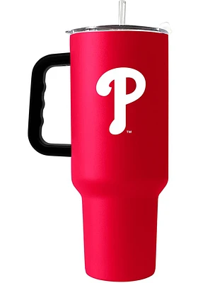 Logo Brands Philadelphia Phillies 40oz Flipside Stainless Steel Tumbler - Red