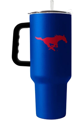 Logo Brands SMU Mustangs 40oz Flipside Stainless Steel Tumbler - Red