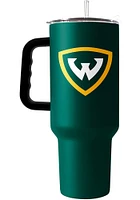Logo Brands Wayne State Warriors 40oz Flipside Stainless Steel Tumbler - Green