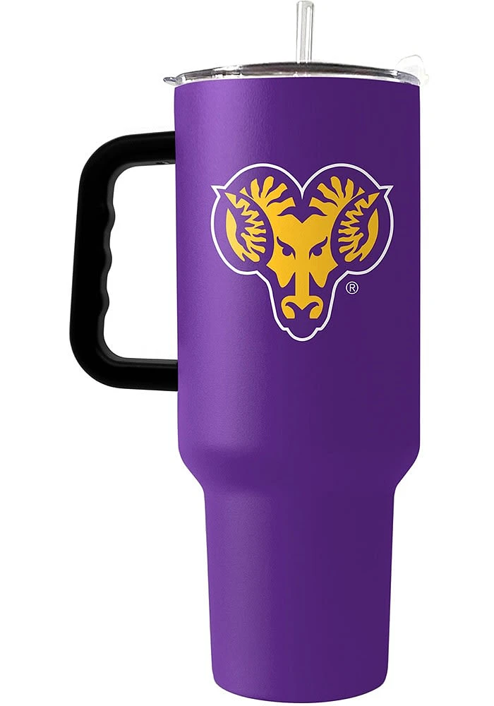 Logo Brands West Chester Golden Rams 40oz Flipside Stainless Steel Tumbler - Purple