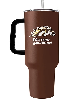 Logo Brands Western Michigan Broncos 40oz Flipside Stainless Steel Tumbler - Brown