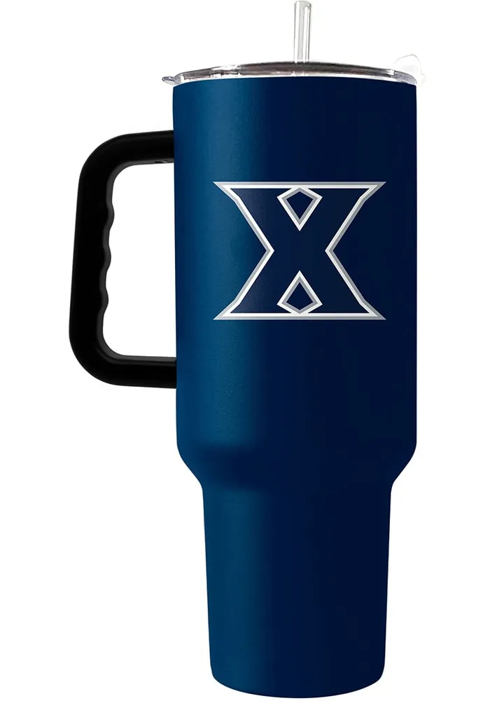 Xavier Musketeers 40oz Flipside Stainless Steel Tumbler - Blue