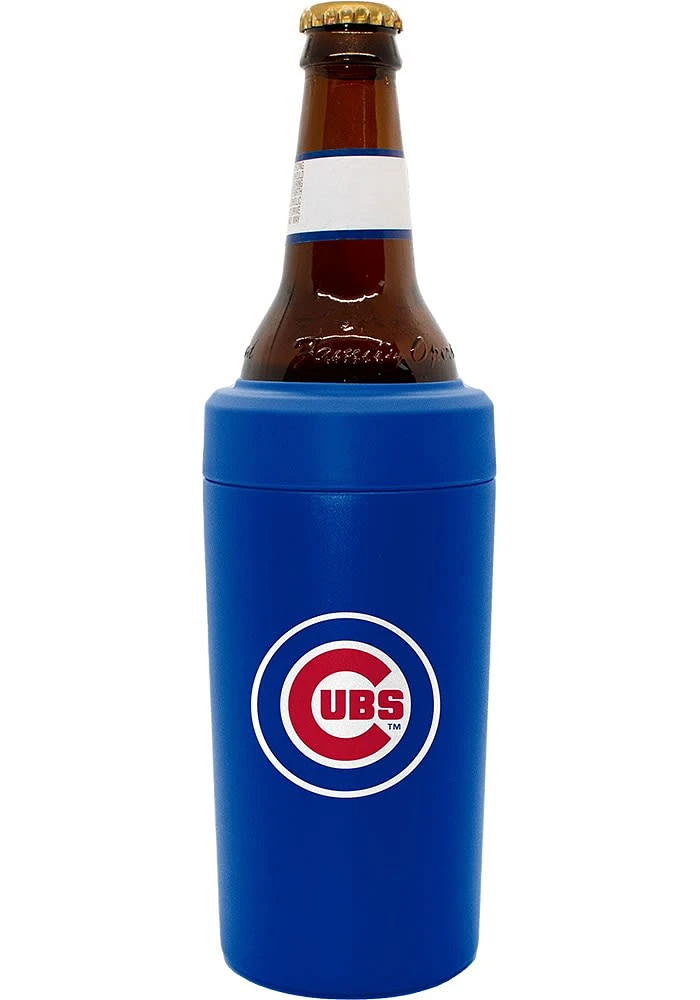 Logo Brands Chicago Cubs Flipside Frost Buddy Stainless Steel Coolie