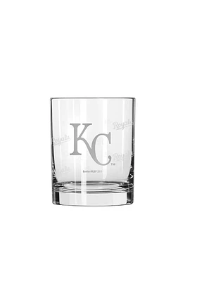 Kansas City Royals Frosted Logo Rock Glass - Blue