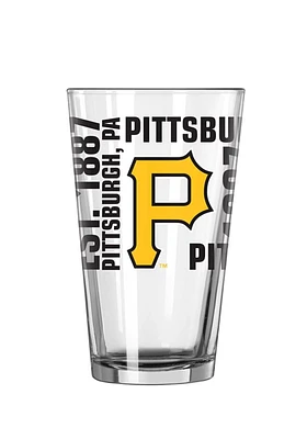 Pittsburgh Pirates 16oz Spirit Pint Glass - Black