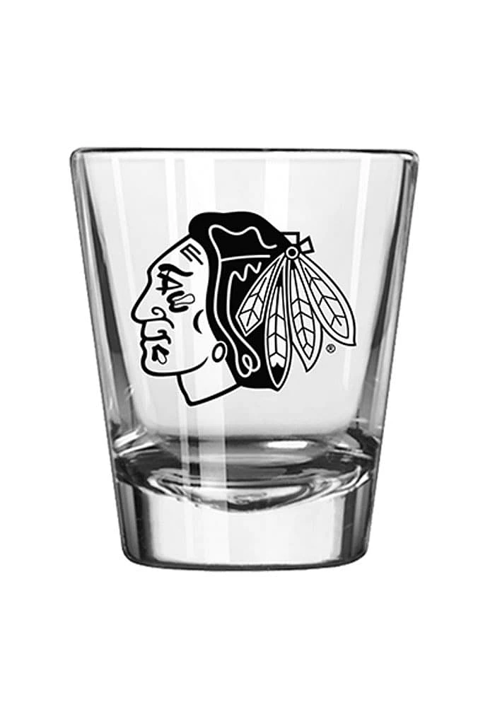 Chicago Blackhawks 2oz Game Day Shot Glass
