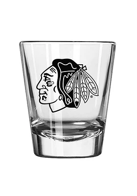 Chicago Blackhawks 2oz Game Day Shot Glass