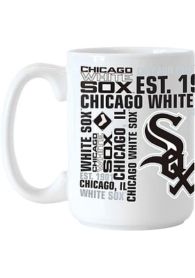 Chicago White Sox 15oz Spirit Ceramic Mug - White