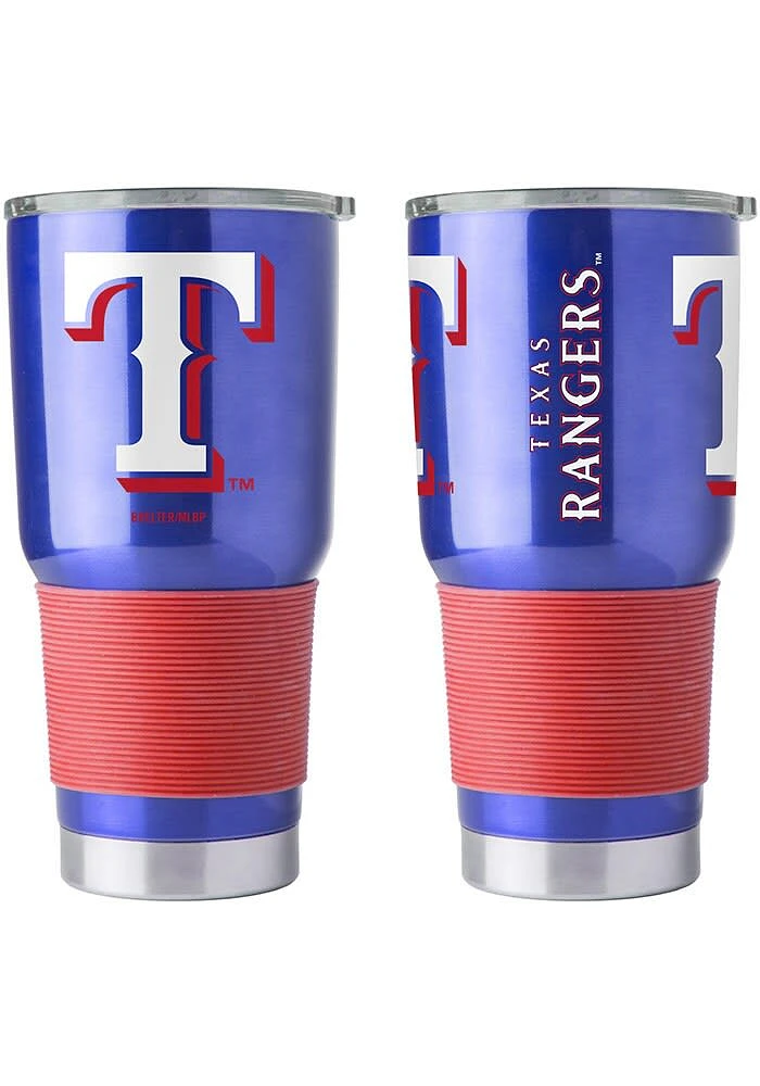 Logo Brands Texas Rangers 30oz Ultra Stainless Steel Tumbler - Blue
