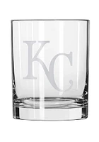 Kansas City Royals 14oz Etched Rock Glass - Blue