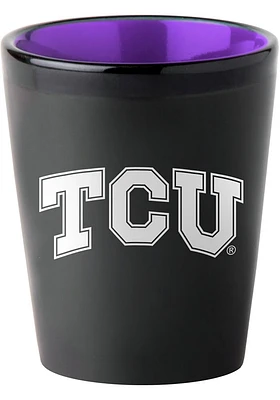 TCU Horned Frogs 2oz Matte Shot Glass