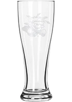 Wichita State Shockers Satin Etch Pilsner Glass - Black