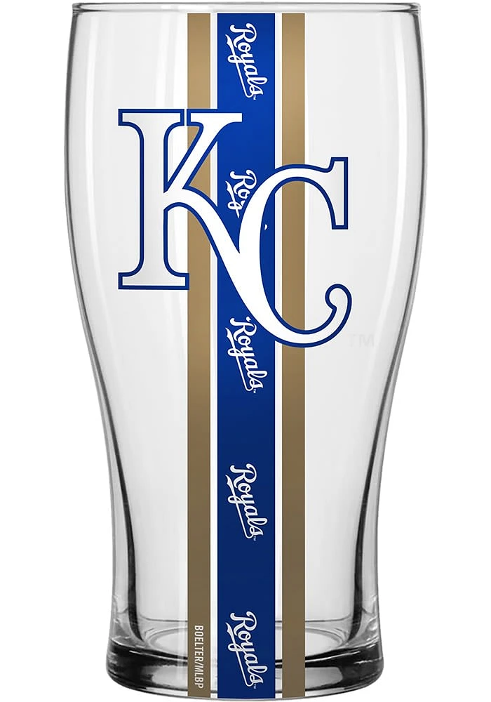 Kansas City Royals 20oz Striped Pub Pint Glass - White