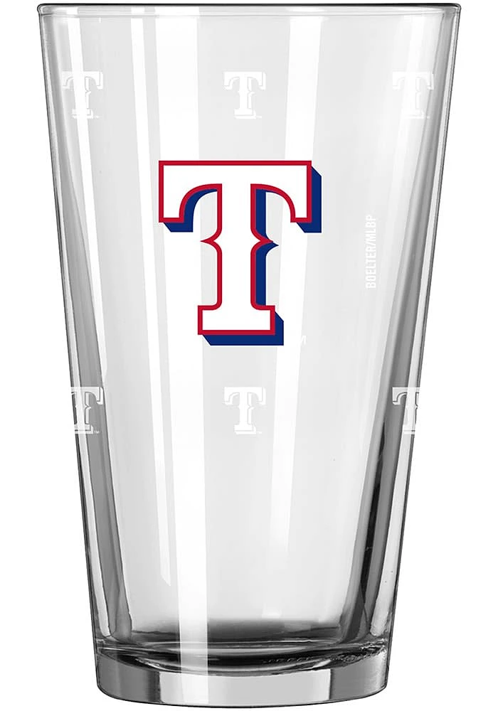 Texas Rangers 16oz Color Changing Pint Glass - Blue