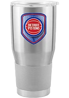 Logo Brands Detroit Pistons Shield 30oz Ultra Stainless Steel Tumbler - Silver