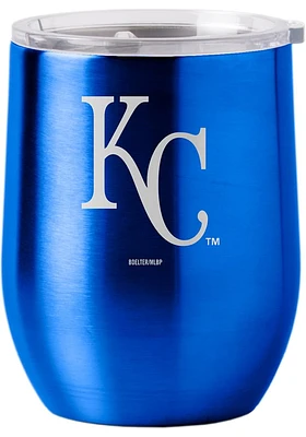 Kansas City Royals 16oz Curved Ultra Wine Stainless Steel Stemless - Blue