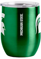 Michigan State Spartans 16oz Curved Ultra Wine Stainless Steel Stemless - Green