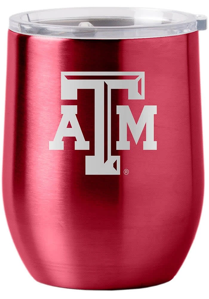 Texas A&M Aggies 16oz Curved Ultra Wine Stainless Steel Stemless - Maroon