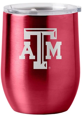 Texas A&M Aggies 16oz Curved Ultra Wine Stainless Steel Stemless - Maroon
