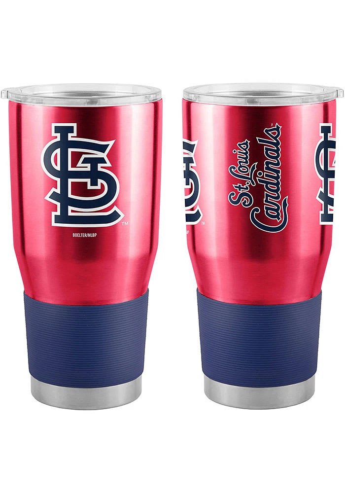 Logo Brands St Louis Cardinals 30oz Ultra Stainless Steel Tumbler - Navy Blue