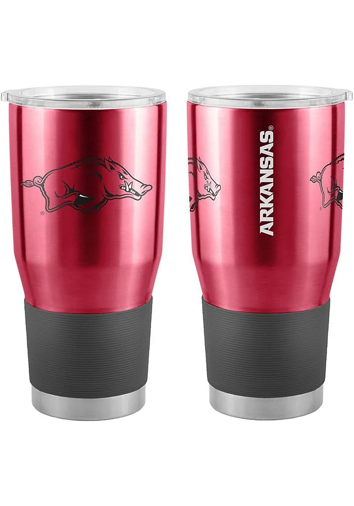 Logo Brands Arkansas Razorbacks 30oz Ultra Stainless Steel Tumbler - Red
